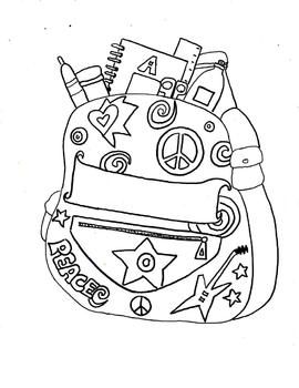 270x350 Cute Backpack Name Plate For Classroom,follow Me Some Are Free