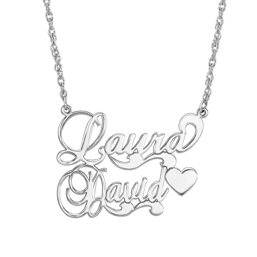 850x850 Couples Nameplate Necklace