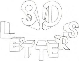 280x216 How To Draw 3d Letters Names Amazing! Learn To Sketch