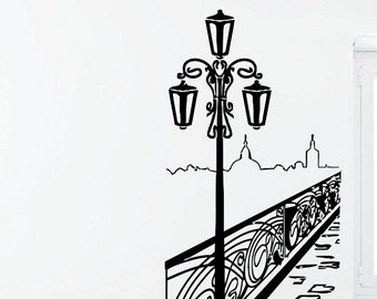340x270 Lamp Post Decal Etsy