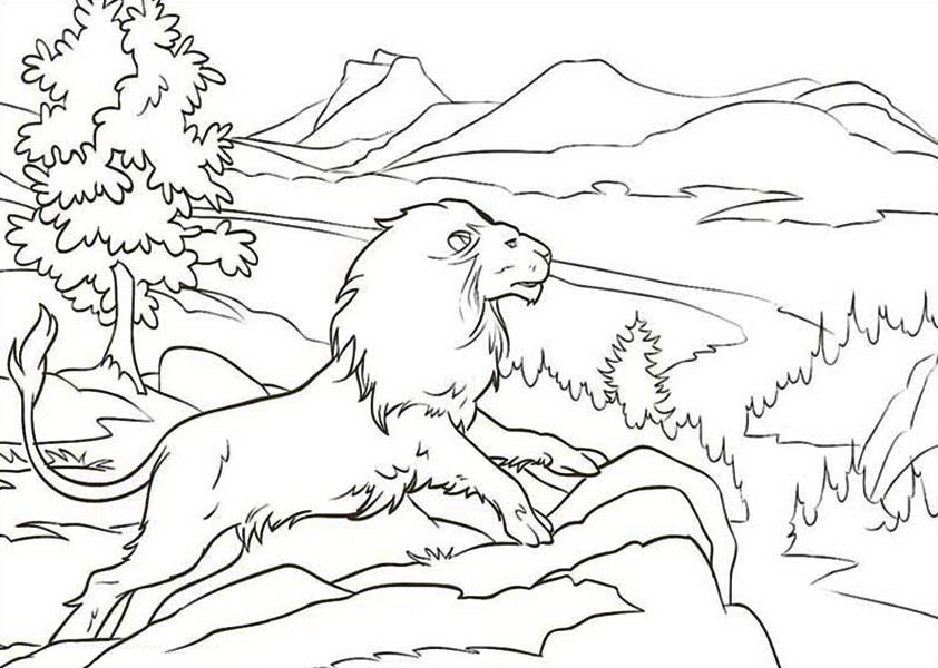 842x600 Chronicles Of Narnia Coloring Pages