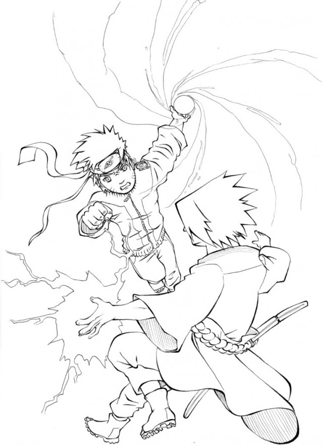 Naruto And Sasuke Drawing at GetDrawings | Free download