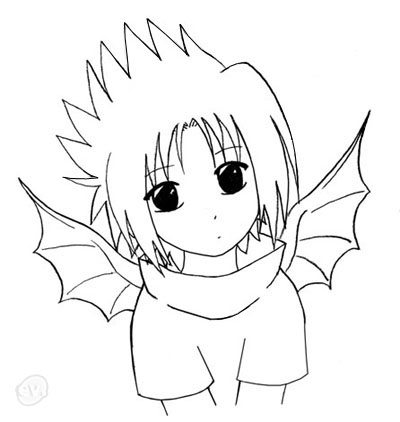 400x422 Anime Chibi Naruto Drawings