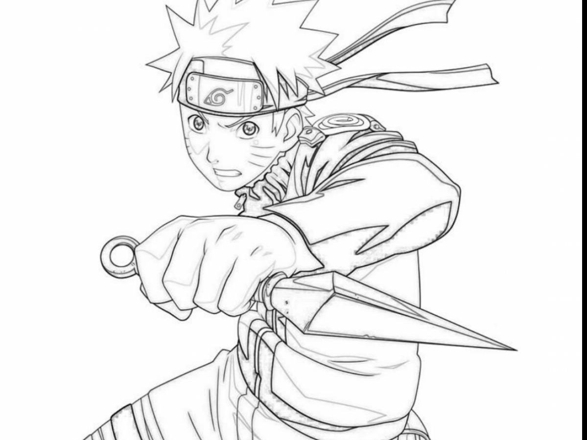 1199x900 Free Printable Naruto Coloring Pages For Toddler Shippuden