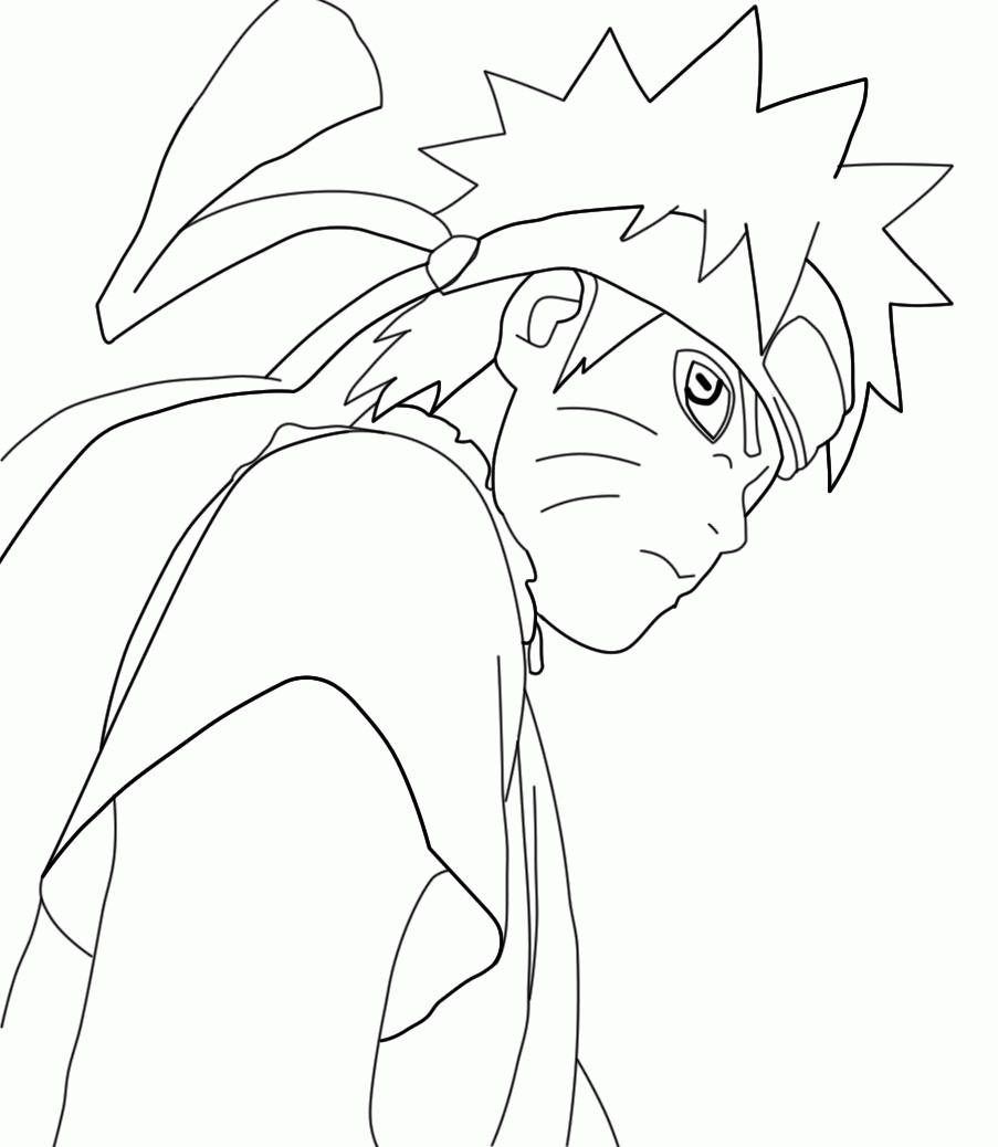903x1038 Printable Naruto Shippuden Coloring Pages