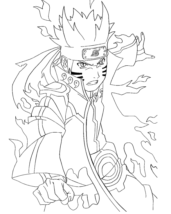 589x736 Naruto Shippuden Coloring Book Drawing Printable Free Coloring