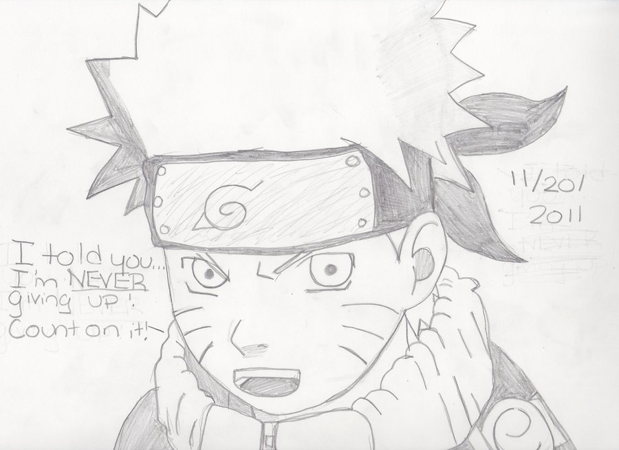 900x654 Uzumaki Naruto Pencil Drawing By Icecoldvictory