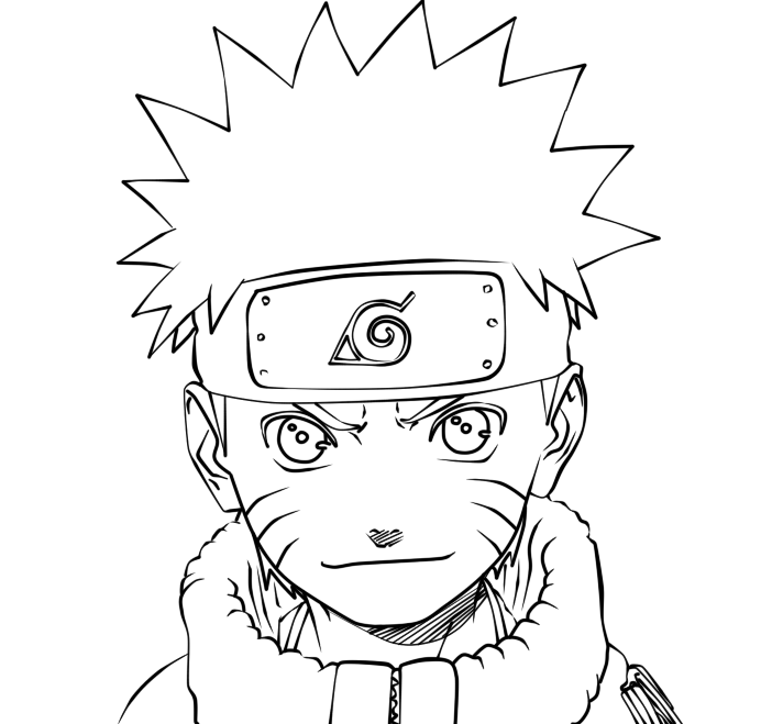 692x659 Naruto Uzumaki Lineart By 666beelzebubxii