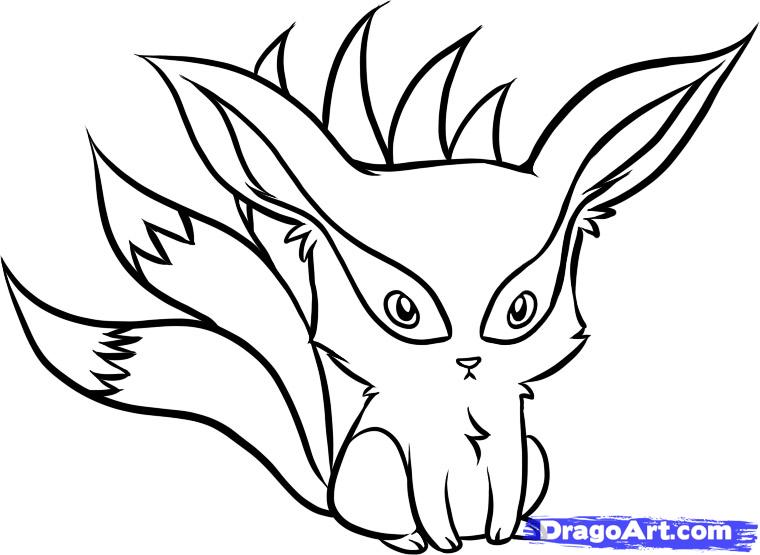 760x555 Drawn Naruto Fox