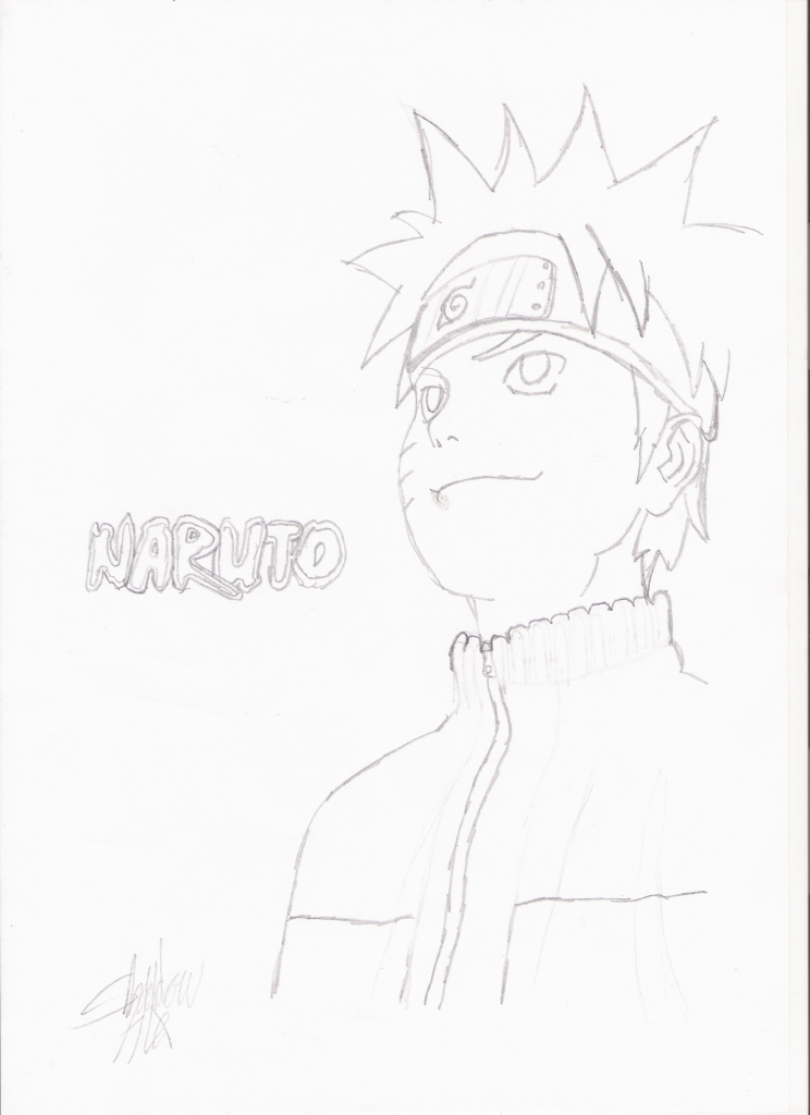 744x1024 Naruto Pencil Drawings