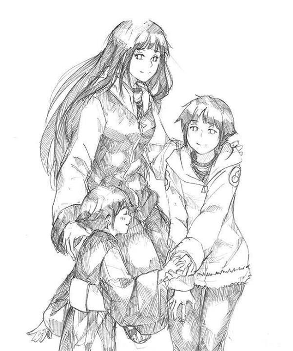 601x720 Naruto Shippuden Fanart Hinata Hyuuga Pencil Sketch