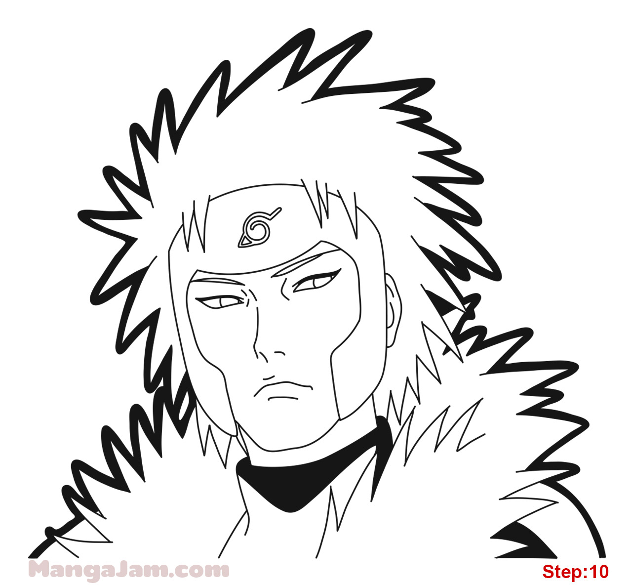 1280x1184 How To Draw Tobirama Senju From Naruto