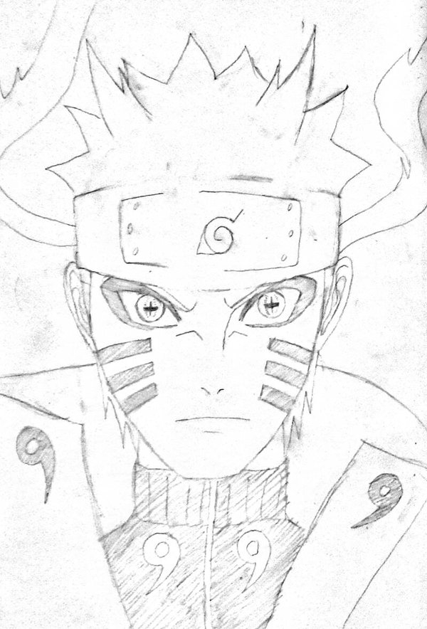 600x884 Uzumaki Naruto (Fan Drawing) By Izzatasyraf