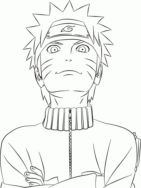 488x650 Naruto Shippuden Coloring Pages Print Anime Naruto