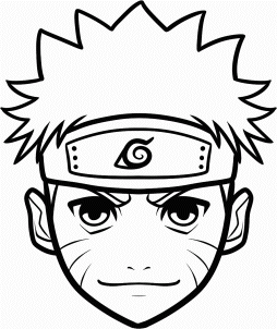 254x302 How To Draw Naruto