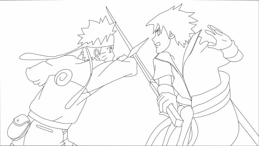 Naruto Outline Drawing at GetDrawings | Free download