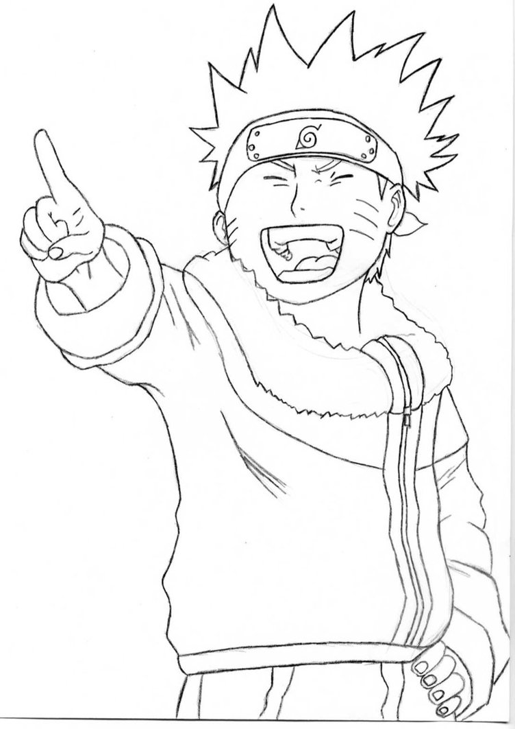 Naruto Outline Drawing at GetDrawings | Free download