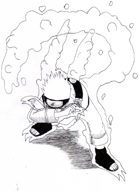 557x768 Naruto Kyuubi 1 Tail By Krizeii