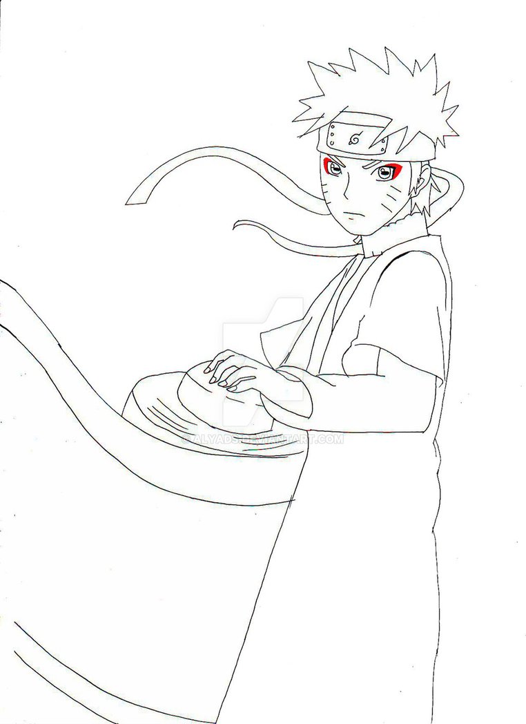 762x1048 Naruto Sage Mode By Alyads