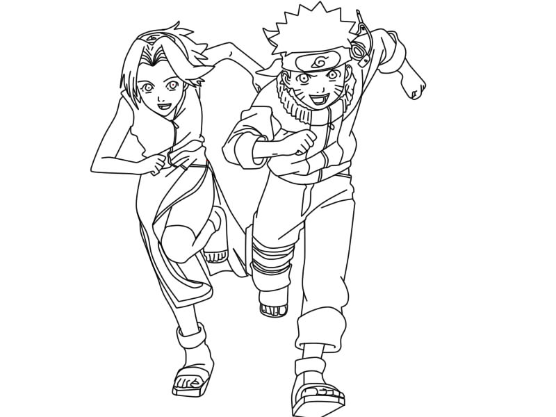 800x600 Naruto + Sakura Quick And Ugly Sketch By Calioon