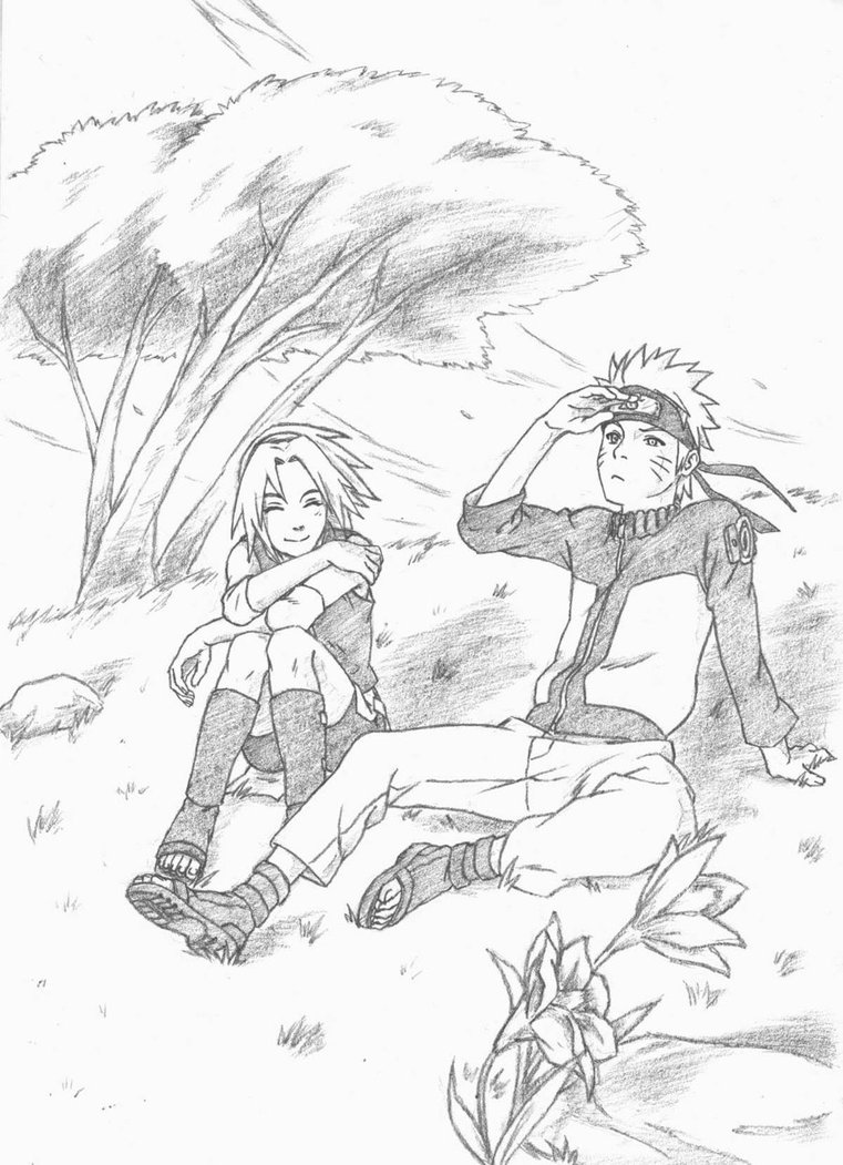 761x1051 Naruto And Sakura 2 By Manzr