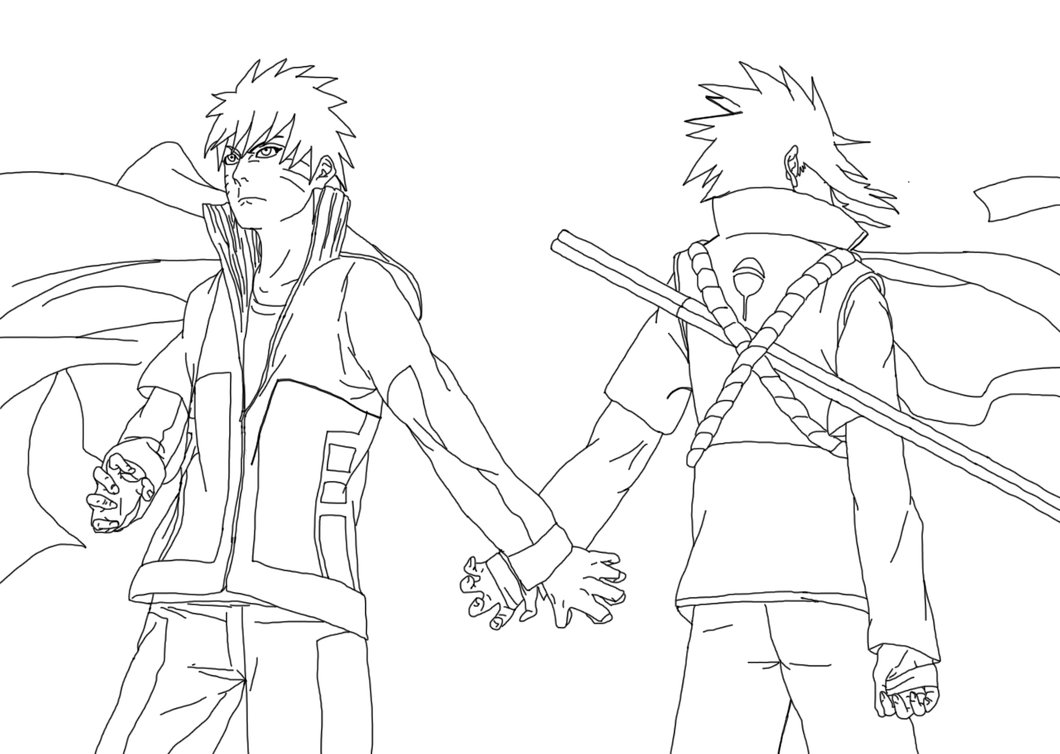 1060x754 Naruto And Sasuke United By Sora Shintaro