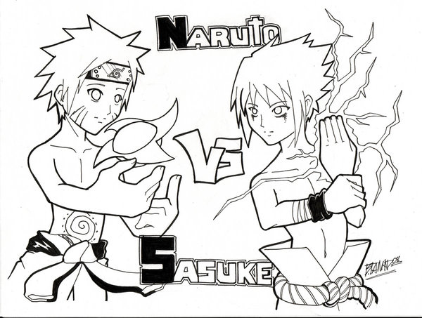 600x453 Bakpo Toki Naruto Vs Sasuke Drawings