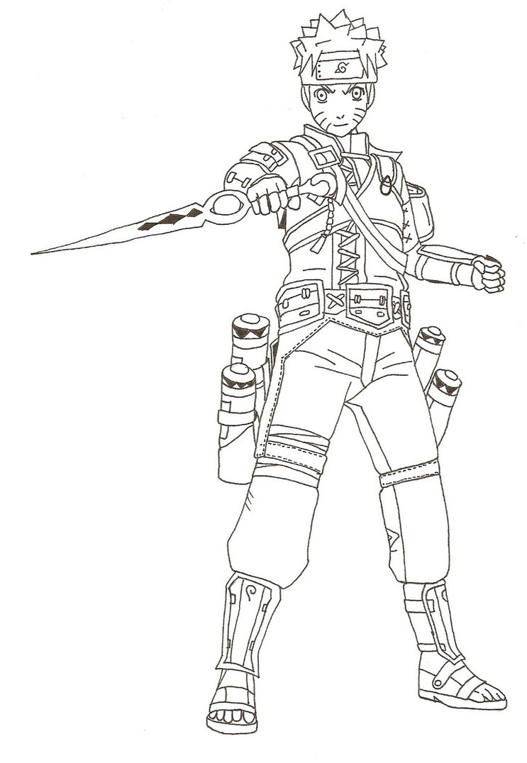 743x1076 Naruto Shippuden Ryujinki By Ninja Charlie92