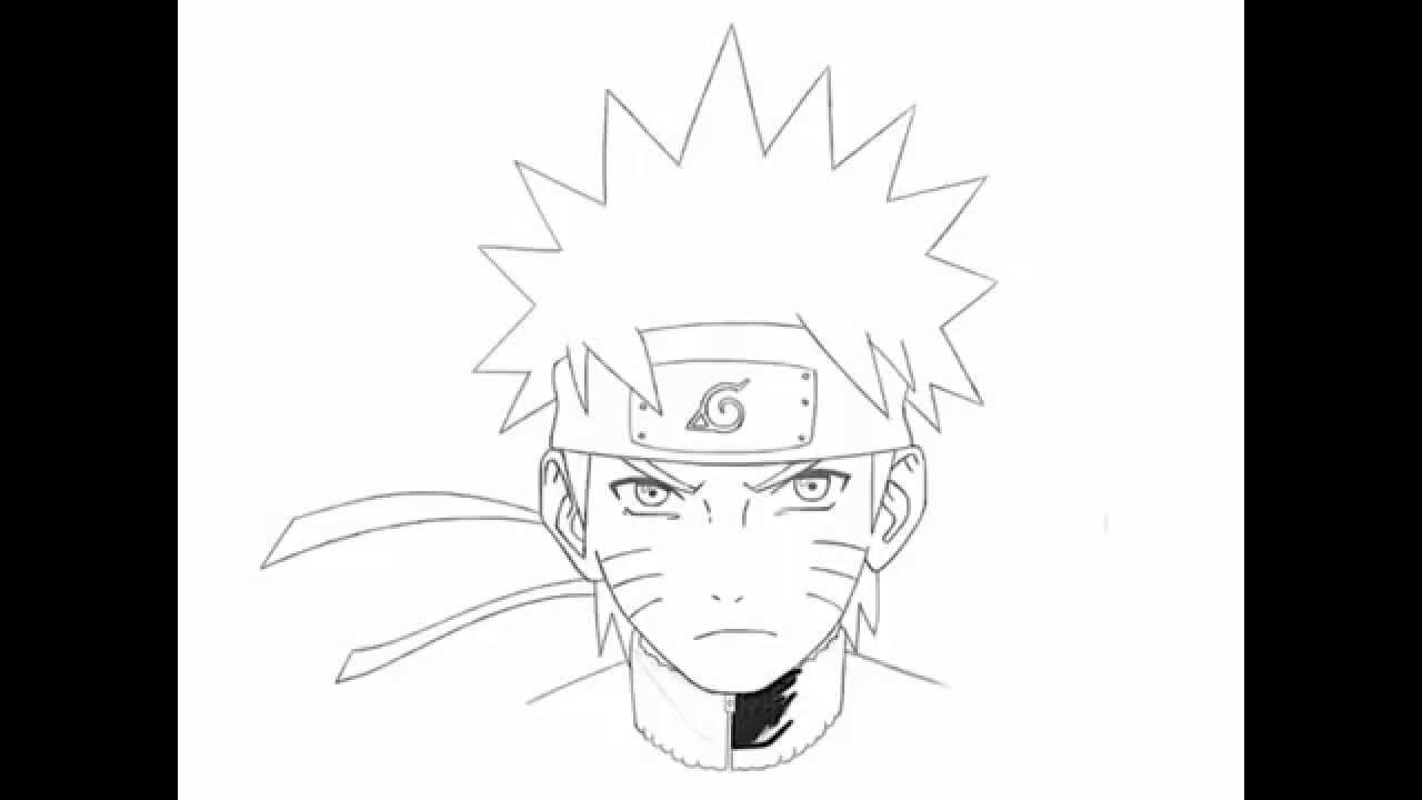 1280x720 How To Draw Naruto Uzumaki Step By Step