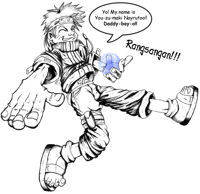 689x667 Comic Book Style Naruto By Hokkaidojh