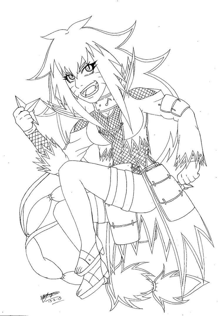 742x1076 Naruto Last Movie Design(Evil Shannon Uzumaki.) 3 By