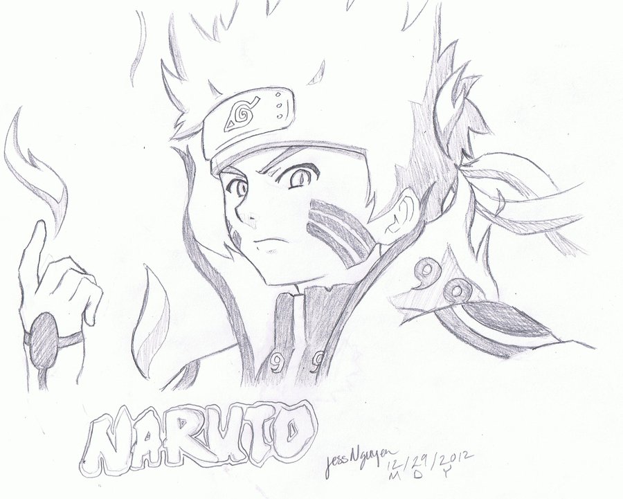 900x721 Naruto Uzumaki Four Tailed Fox Mode By Ownedswiftstars14