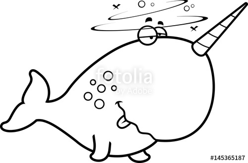 500x330 Cartoon Drunk Narwhal Stock Image And Royalty Free Vector Files
