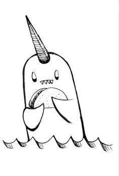 236x349 Narwhal Mascot And Logo Logo Logos And Profile Design