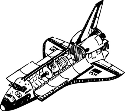 414x368 Nasa Shuttle Vector Free Vector Download (39 Free Vector)