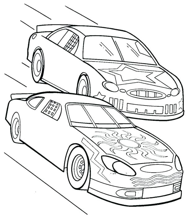 600x698 Nascar Coloring Pages Coloring Pages Coloring Pages Plush Design