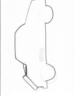 240x311 Watermelon Board Nascar Race Car