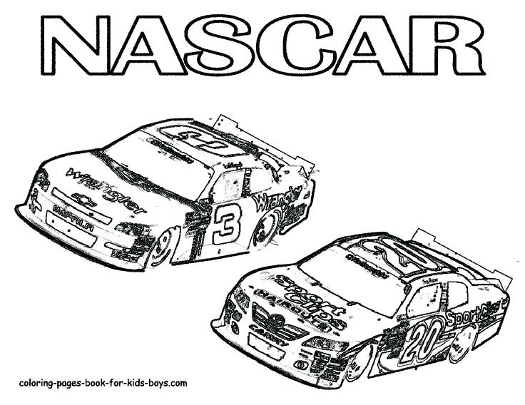 736x568 Unique Nascar Coloring Page Image Free Download Pages Pic To Print