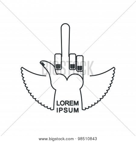 450x470 Tattoo Fuck Logo. Linear Emblem Vector Amp Photo Bigstock