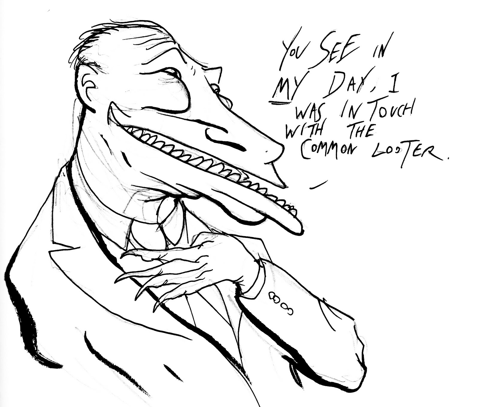 1600x1360 Ben Tobitt Drawings Nasty Nasty Creatures