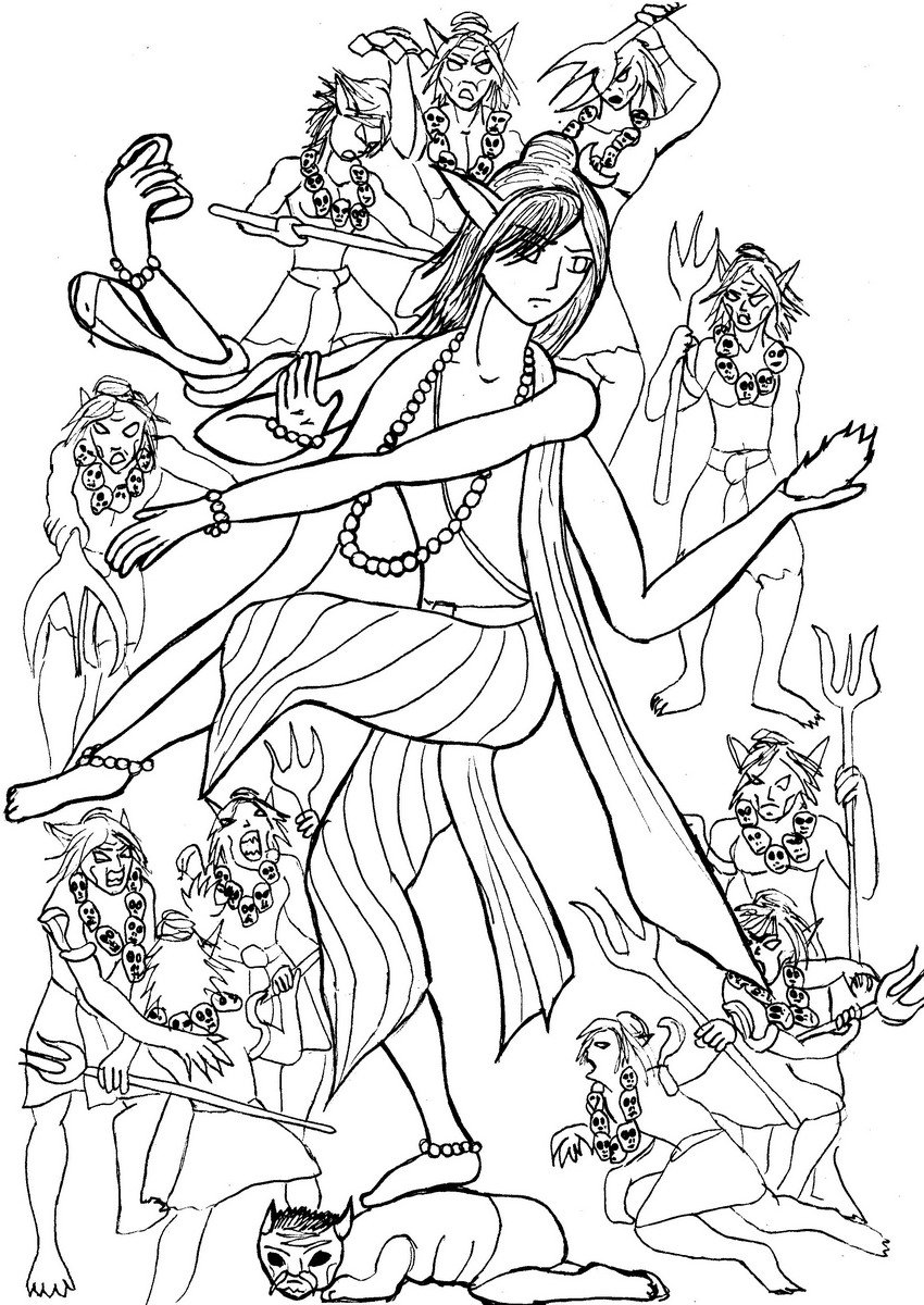 850x1200 Shiva Nataraja By The Blackat