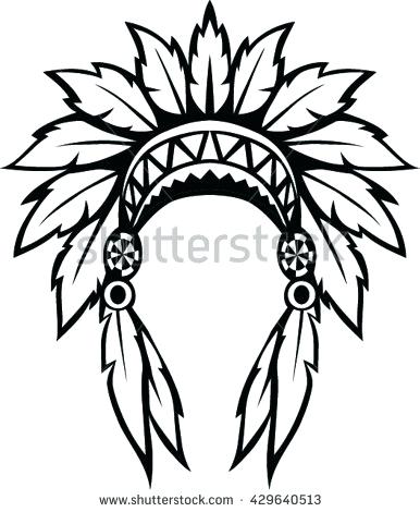 386x470 Drawings Of Native American Native Skull By Media