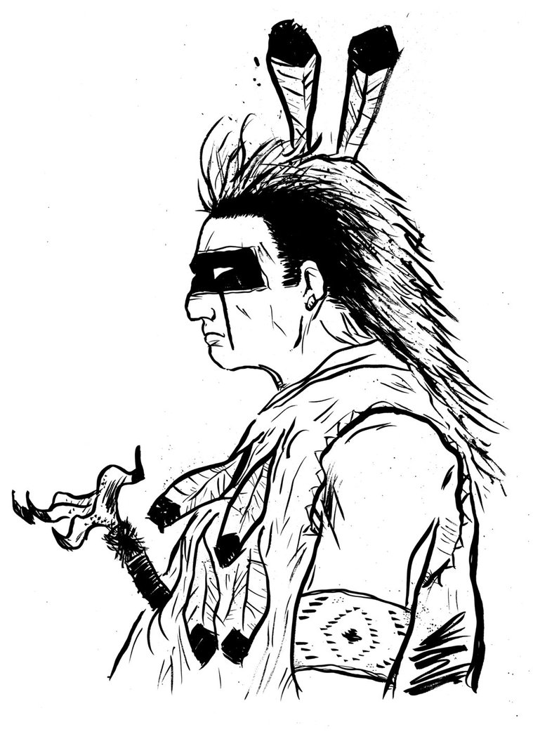 Native American Art Drawing at GetDrawings | Free download