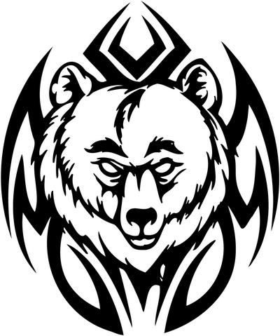 Native American Bear Drawing at GetDrawings | Free download