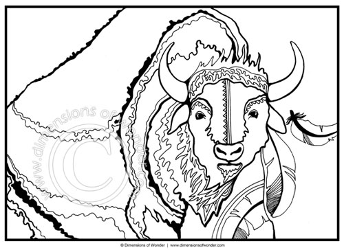 500x364 Native American Coloring Pages