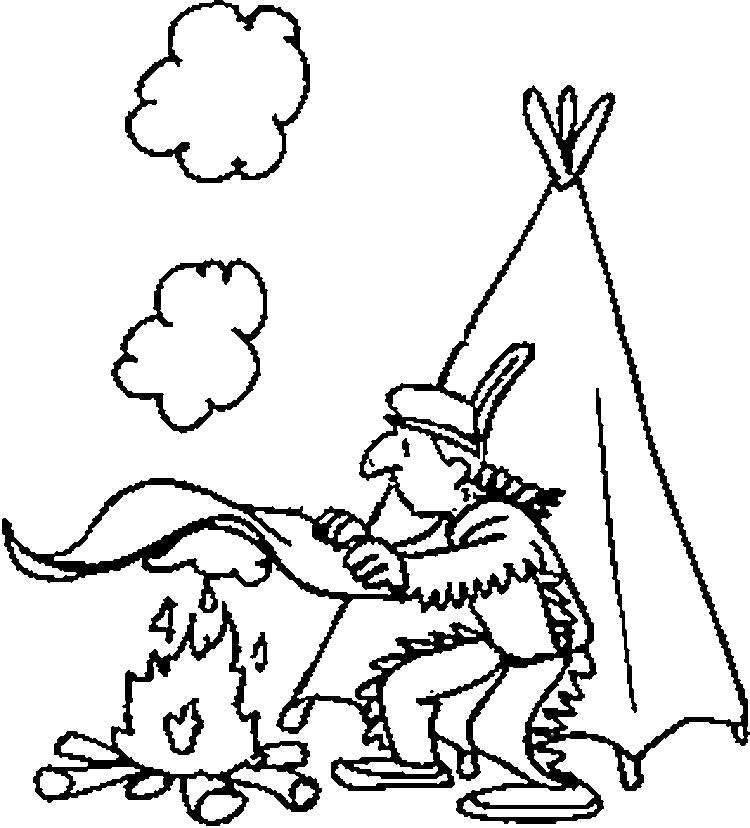 750x828 Native American Indian Coloring Pages For Kids American Indians