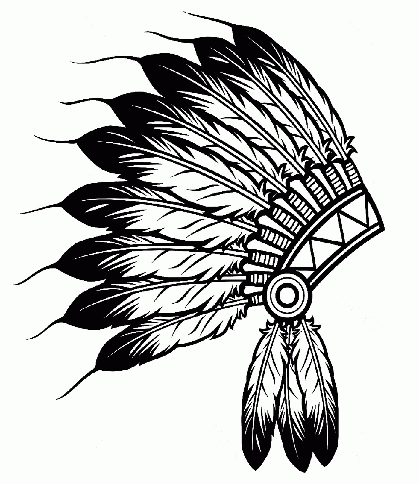 Native American Chief Drawing at GetDrawings | Free download
