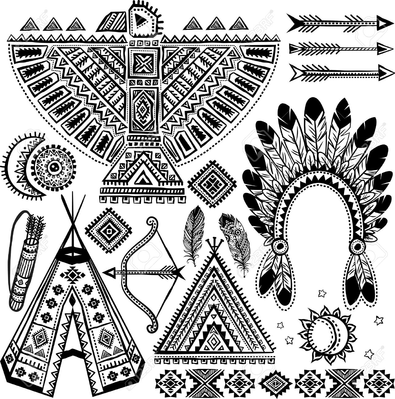 1287x1300 Photos Native American Drawings Symbols,