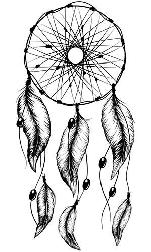 299x500 Dreamcatcher Tattoos For Girls Native American Tattoo Photo
