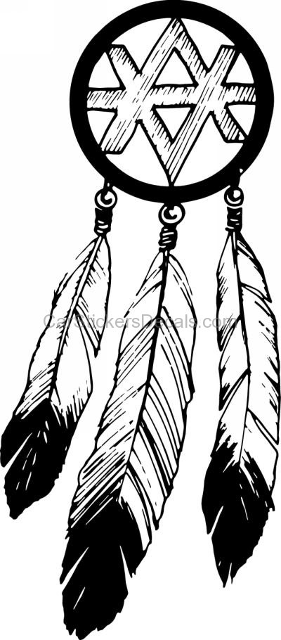 400x910 Native American Dreamcatcher Sticker 5 Amp Decal